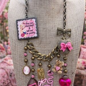 Gypsy South Charm Necklace Buy me chocolate and tell me I’m pretty